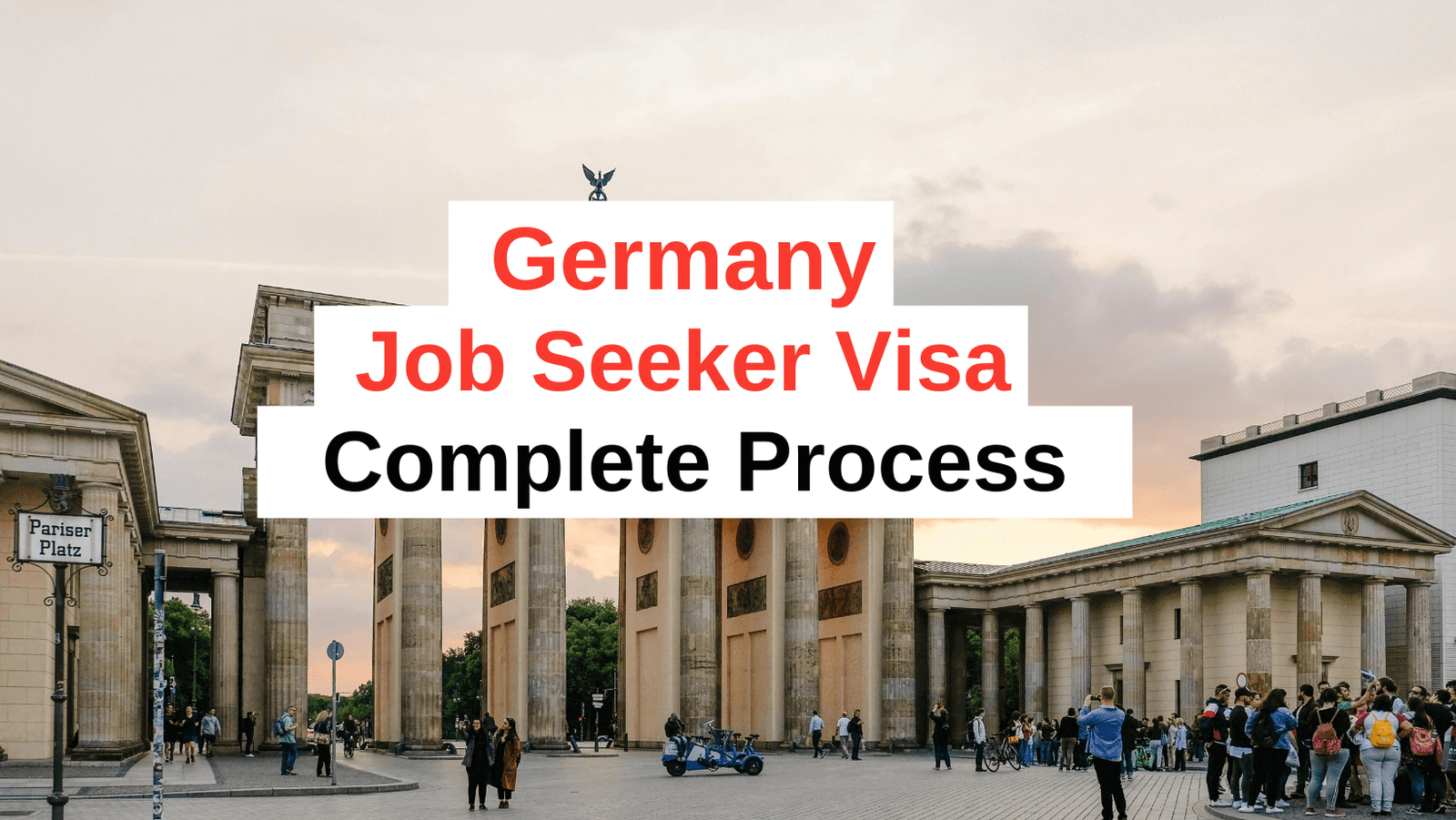 Germany Job Seeker visa complete process