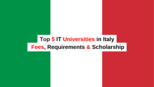 Top 5 IT Universities in Italy Fees, Admission & Scholarships